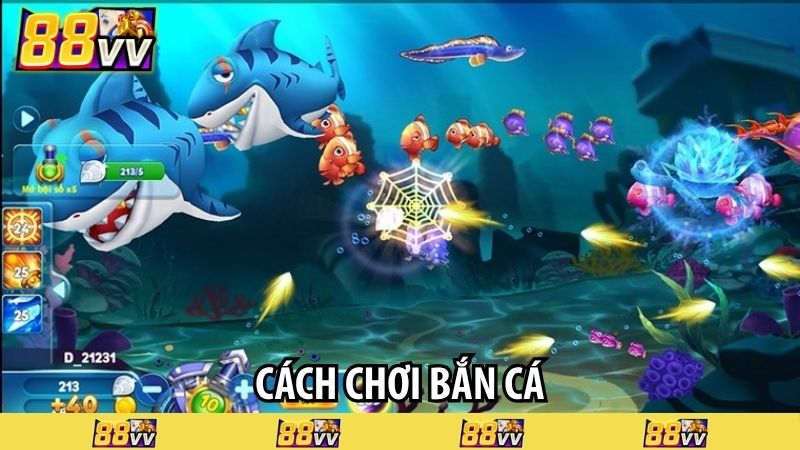 cách chơi bắn cá